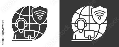 Remote Work Icon Set Multiple Style Collection