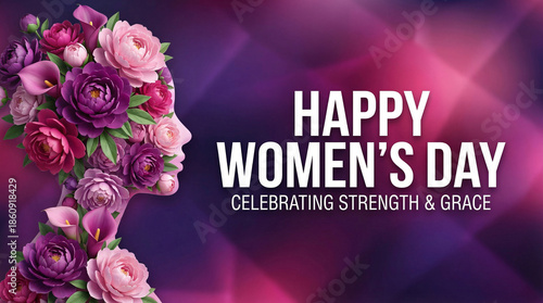 Happy Women's Day Greeting,...