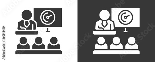 Training Icon Set Multiple Style Collection