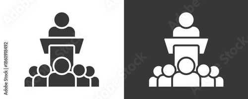 Leader Icon Set Multiple Style Collection