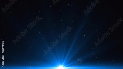 abstract background with glowing star light effect
