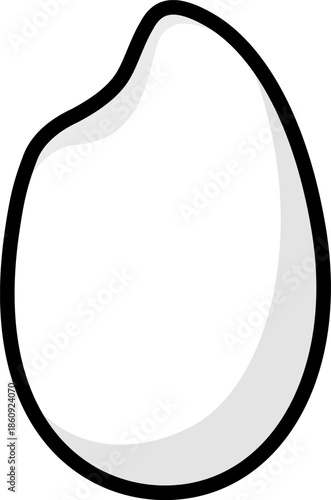 一粒のお米のアイコン