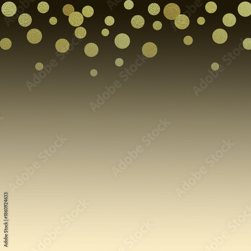 Elegant Gold Sparkle Confetti Texture on Gradient Background,  New Year Eve Celebration Party Glistering Backdrop