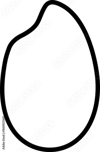 一粒のお米のアイコン