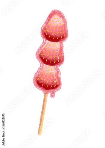 Sweet strawberry Tanghulu