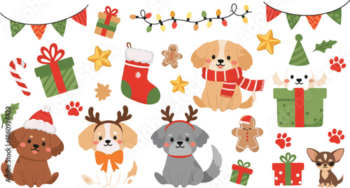 Colorful Cartoon Candy Collection Featuring Sweet Lollipops Red Rooster Sugar Heart Star Sun and Wrapped Fruit Toffees Isolated on White Background