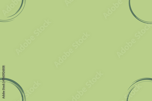 Muted abstract corner brush-ring vector — decorative digital wallpaper, presentation & virtual meeting background (for decorative digital use only)