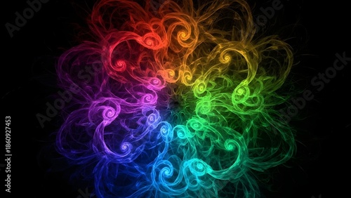 colorful smoke background