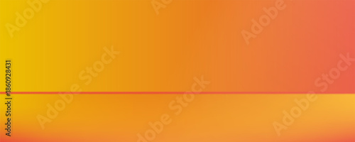 Orange studio background. Studio backdrop. Modern design for presenting your product