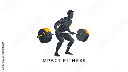 Man lifting heavy weights in a gym setting.