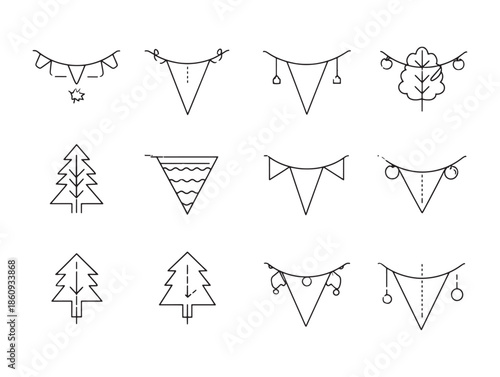 Autumn bunting welcomes warm seasonal charm