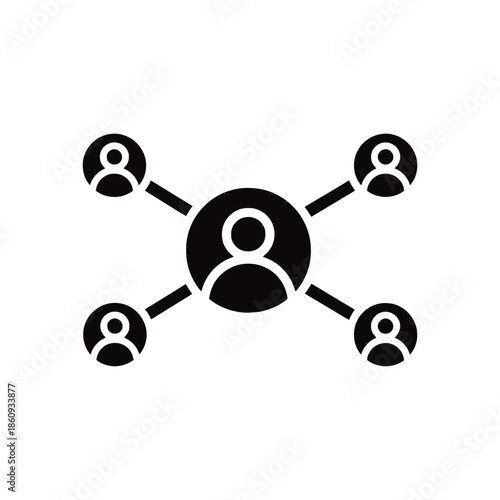 people connection network symbol