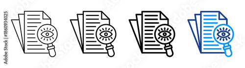 Transparency Icon Different Style Outline Collection Set