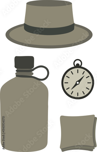 Travel accessories still life