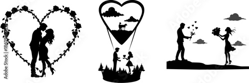 Dark night sky with clouds and stars shining brightly