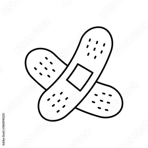Bandage icon clean and modern vector illustration