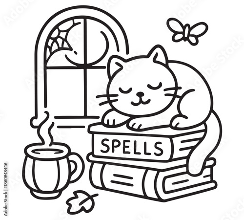 Bold and Easy Spooky Farm Coloring Pages KDP 