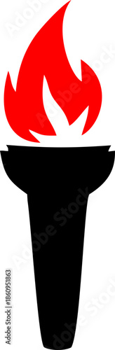 Set of fire flame vector icons. Collection of fire and flame icons. Bonfire icons, flaming elements