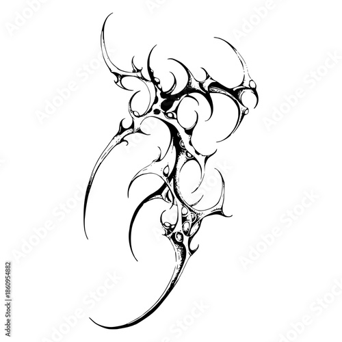 Black Cybersigil Vector Design