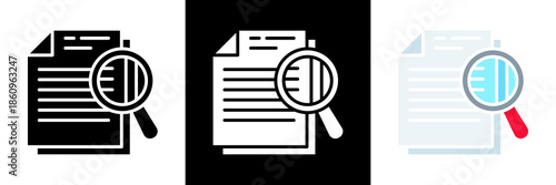 Transparency Icon Set Glyph vector Illustration 