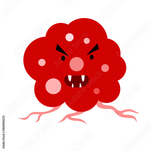 cancer tumor cell developing concept