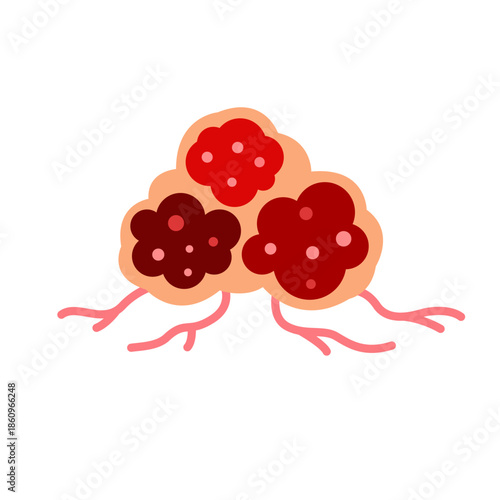 cancer tumor cell developing concept