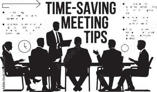 business people with word team