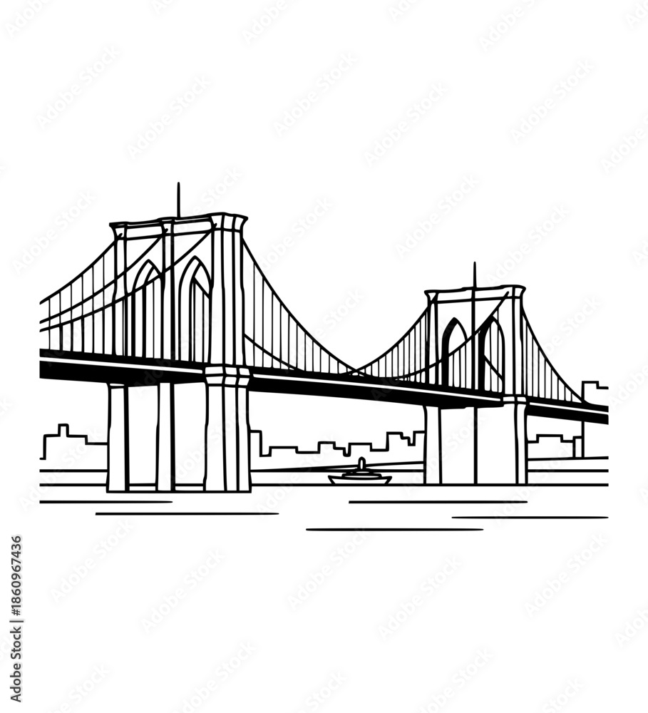 Fototapeta premium Brooklyn Bridge, NYC