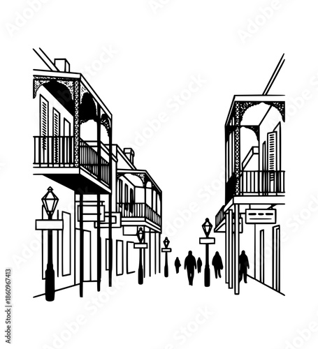 Bourbon Street, New Orleans