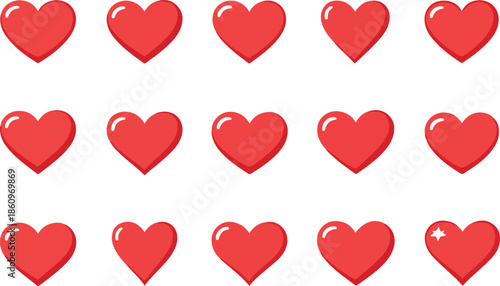 love vector silhouettes