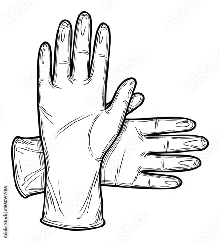 Essential disposable protective gloves providing hand barrier against contamination and germs, perfect for healthcare, cleaning, and laboratory applications