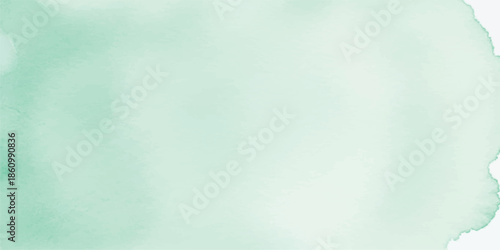 Subtle Pastel Green Watercolor Paint Wash Texture on Cold Pressed Paper for Calming Design and Web Backgrounds