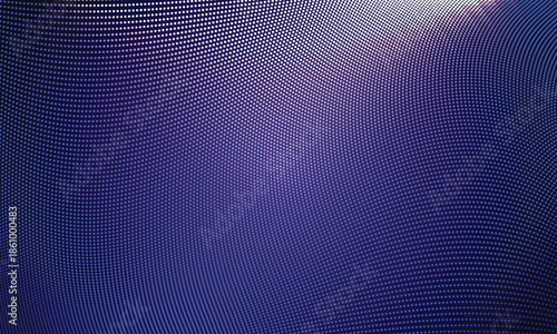 Abstract Digital Wave Lines Background with Blue Data Flow and Light Gradient