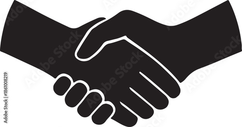 handshake vector illustration