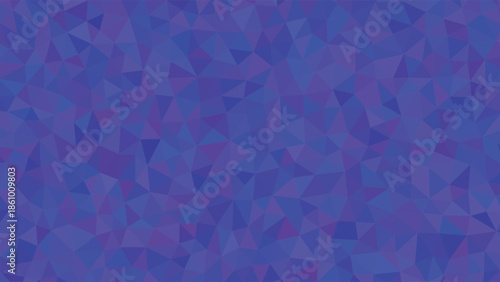 Abstract geometric pattern with shades of blue and purple forming a dynamic mosaic background