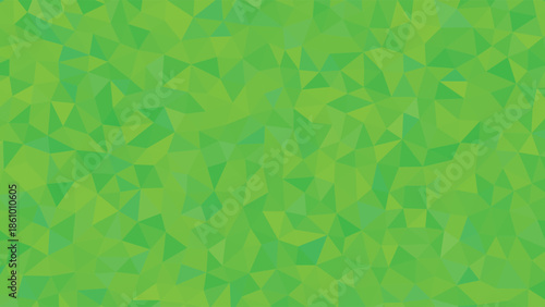 Abstract geometric pattern with vibrant green and yellow triangular shapes forming a dynamic background 1