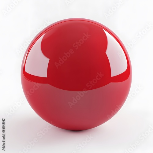 Free Download Abstract red glossy sphere graphic high resolution picture - GFXLoad
