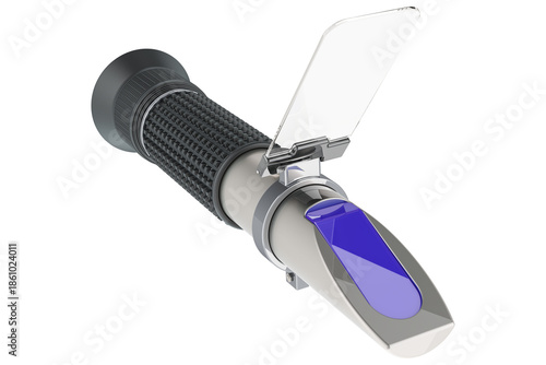 Tableau sur toile Refractometer, transparent background