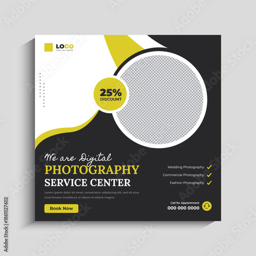 Digital Photography Service Social Media Post Template