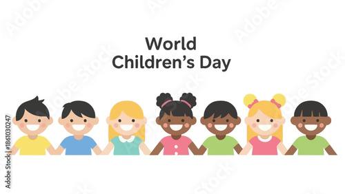 World Children’s Day vector illustration