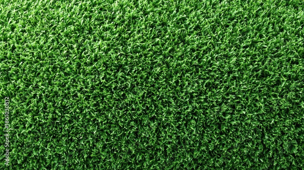 Obraz premium Close-up of vibrant green artificial grass, perfect for backgrounds and textures
