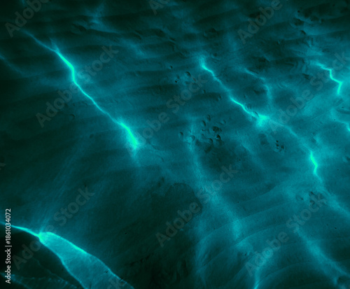 dark teal sea underwater view