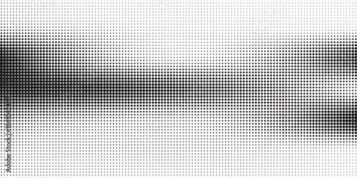 Dotted halftone gradient texture. Vanishing polka dot background. Repeating dots gradation pattern background. Black fading comic pop art overlay backdrop. Raster effect wallpaper. Vector halftone