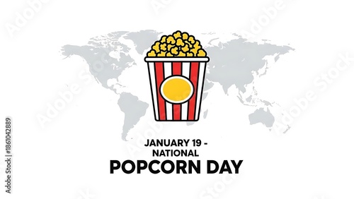Celebrating national popcorn day on january 19 with a bucket of popcorn