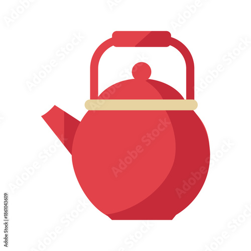 Illustration of exotic old kettle
