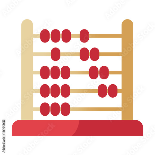 Illustration of classic abacus