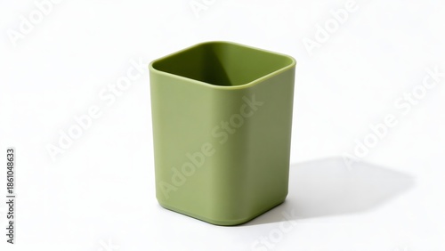 GreenSquarePlasticContainer