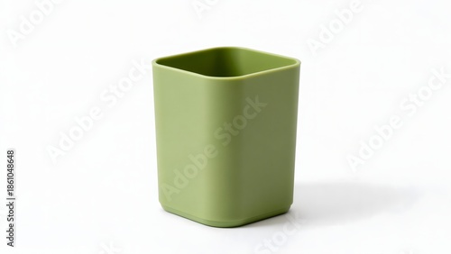 GreenSquarePlasticContainer