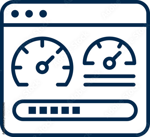 Analytics Dashboard Icon for Data Visualization