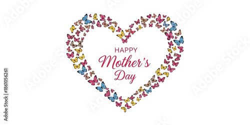 Heart with Butterflies Design